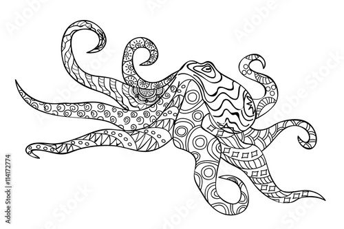 doodle octopus