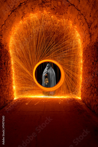 Obraz na plátne The guardian of the tunnel