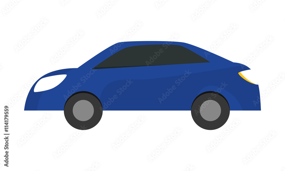 car icon. Transportation design. vector graphic
