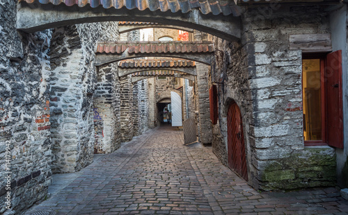 Tallinn, Estonia at the old city. © kanuman