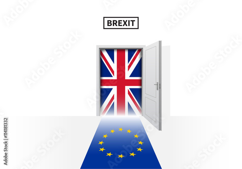 Brexit referendum in Great Britain. British and European Union f