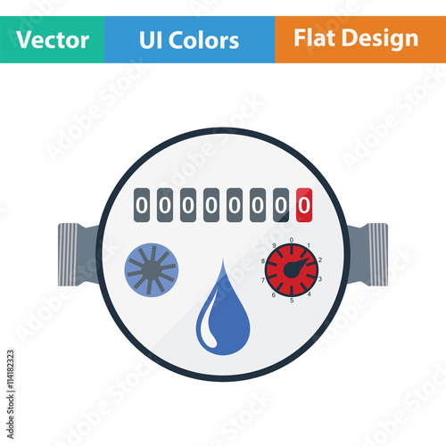 Water meter icon