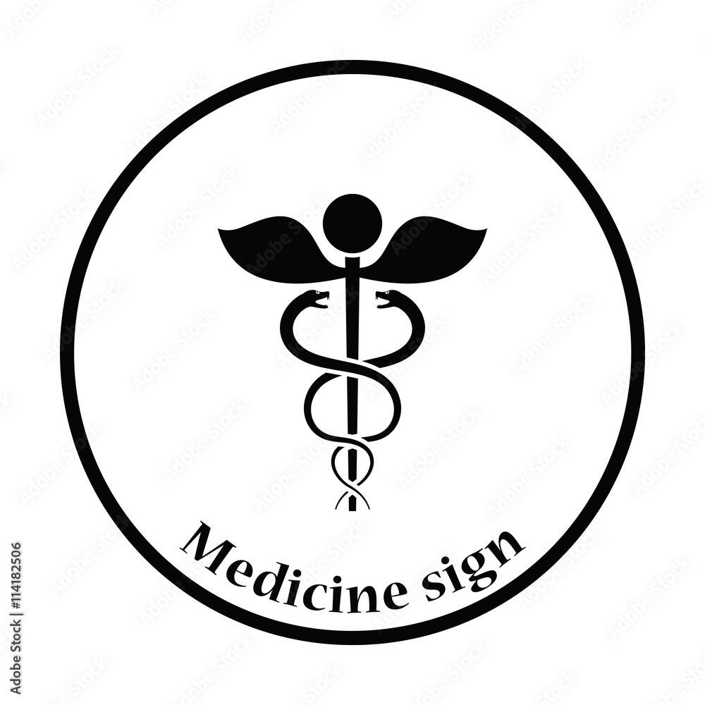 Medicine sign icon Medicine sign icon