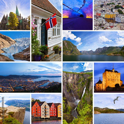 Collage of Norway travel images (my photos)
