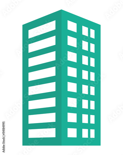 Building icon. Architecture and city. Vector graphic