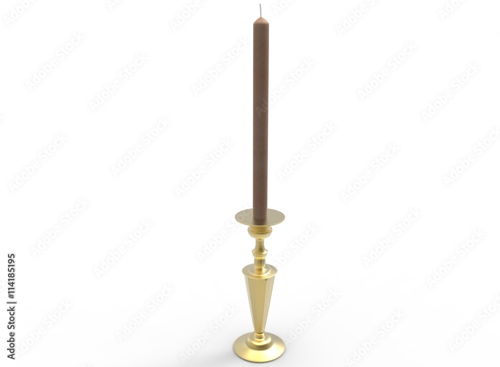 3d illustration of simple candle. icon for game web. white background isolated with shadow. simple to use. 3d illustration of simple candle. icon for game web. white background isolated with shadow. simple to use.