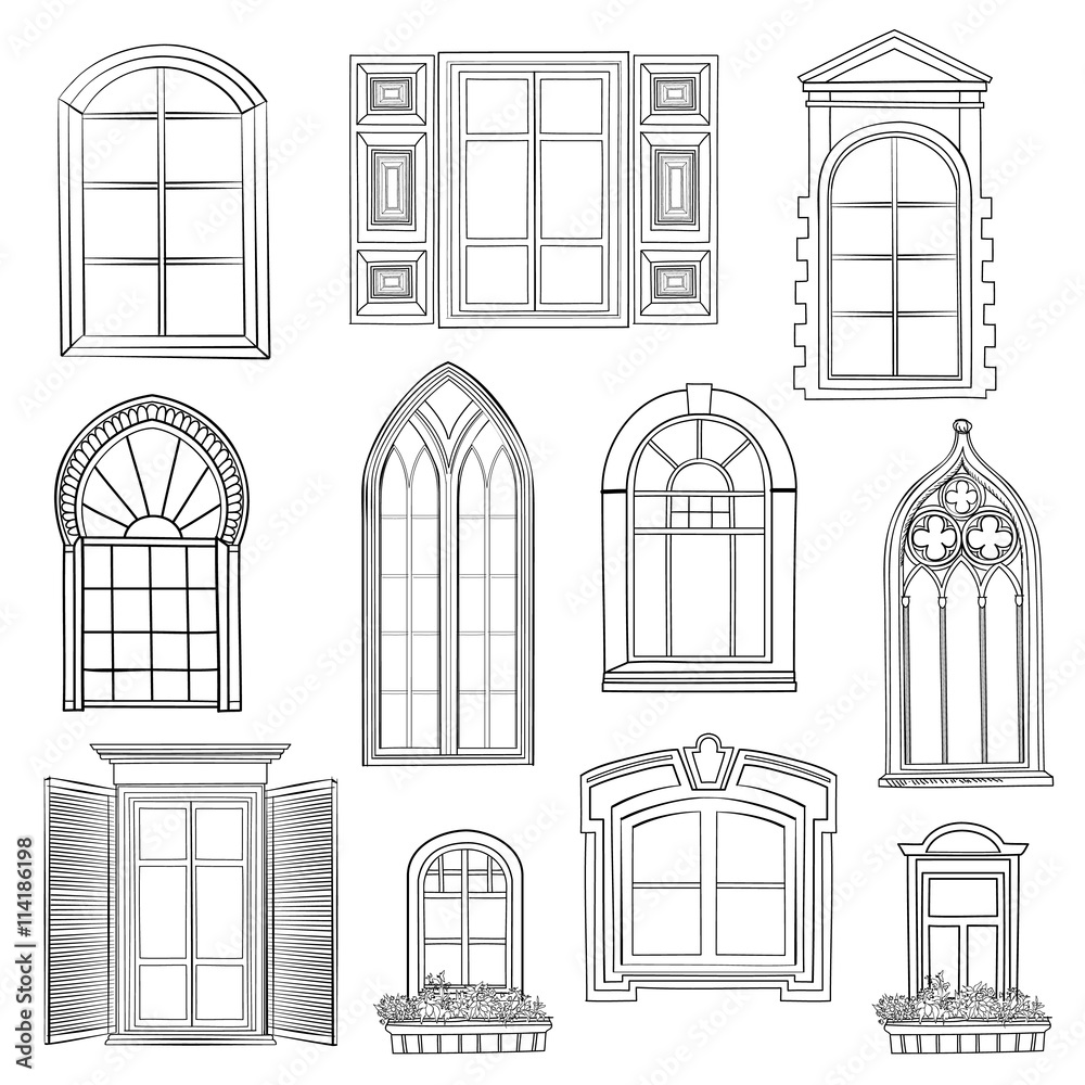 File:Architectural Sketch for the design of a Wall with Doorway, with two  smaller sketches for