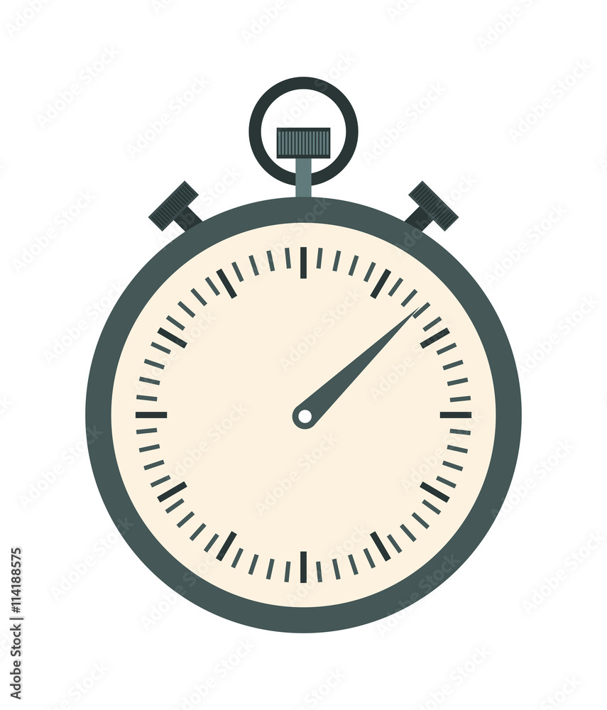 Chronometer icon. Time design. vector graphic Chronometer icon. Time design. vector graphic