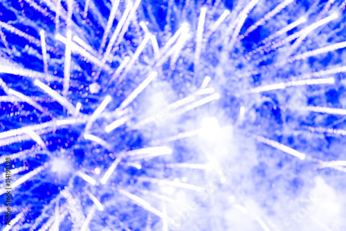 Abstract blur firework background