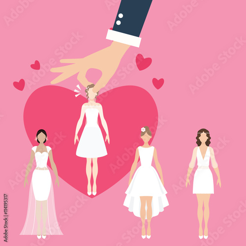 man pick select girl as bride wife matrimonial match making
