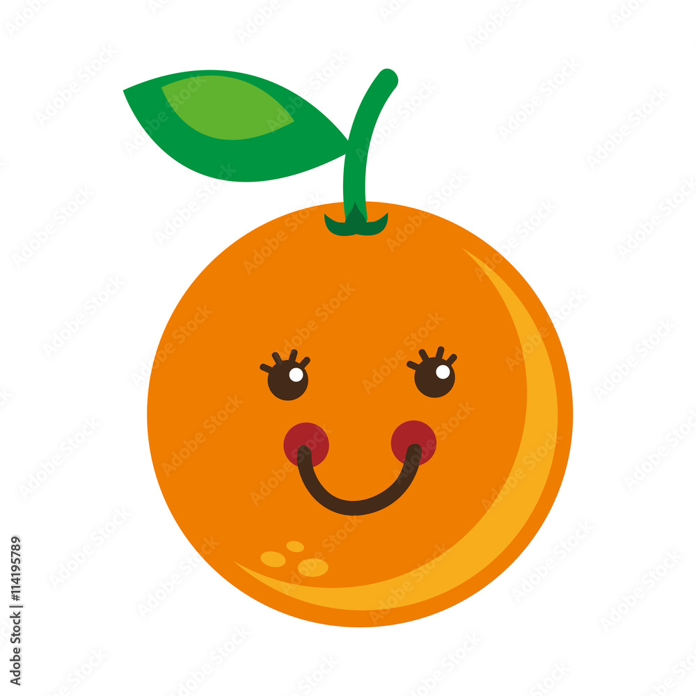 citrus fruit character isolated icon design citrus fruit character isolated icon design