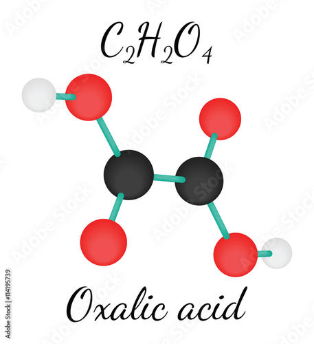 C2H2O4 Oxalic acid molecule