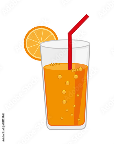 citrus juice isolated icon design