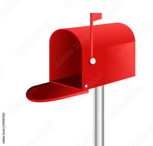 3D mailbox vector.

