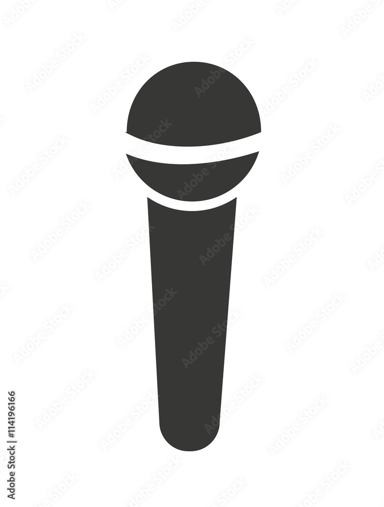 microphone isolated icon design microphone isolated icon design