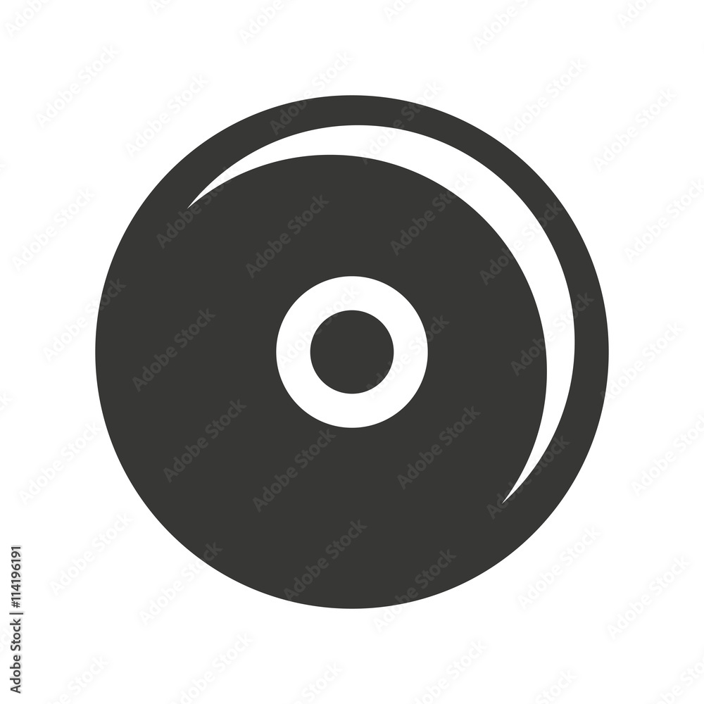 cd player isolated icon design cd player isolated icon design