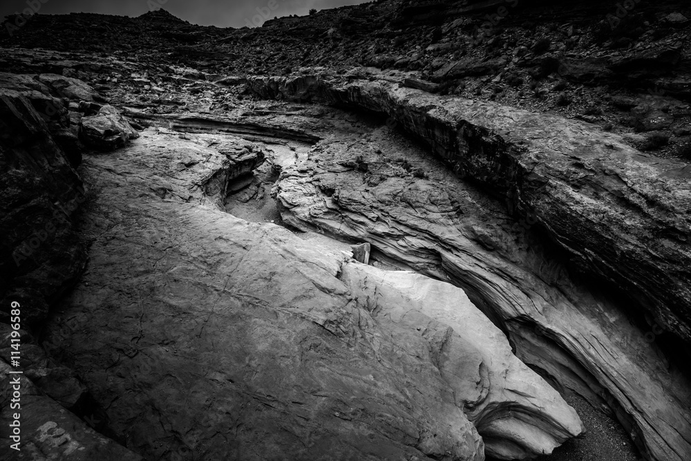 Little Wild Horse Canyon Black and White Little Wild Horse Canyon Black and White