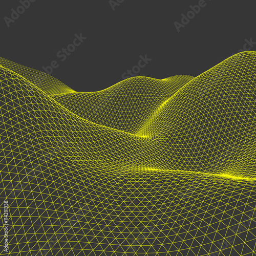 Abstract Background. Mosaic. Psychedelic Composition for Design. Polygonal Vector illustration.