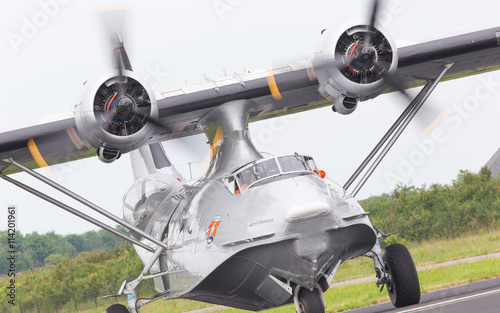 LEEUWARDEN, NETHERLANDS - JUNE 11: Consolidated PBY Catalina in