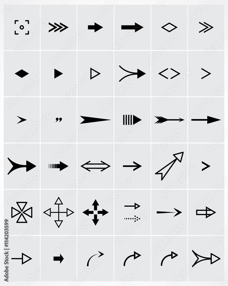 Naklejka premium arrows