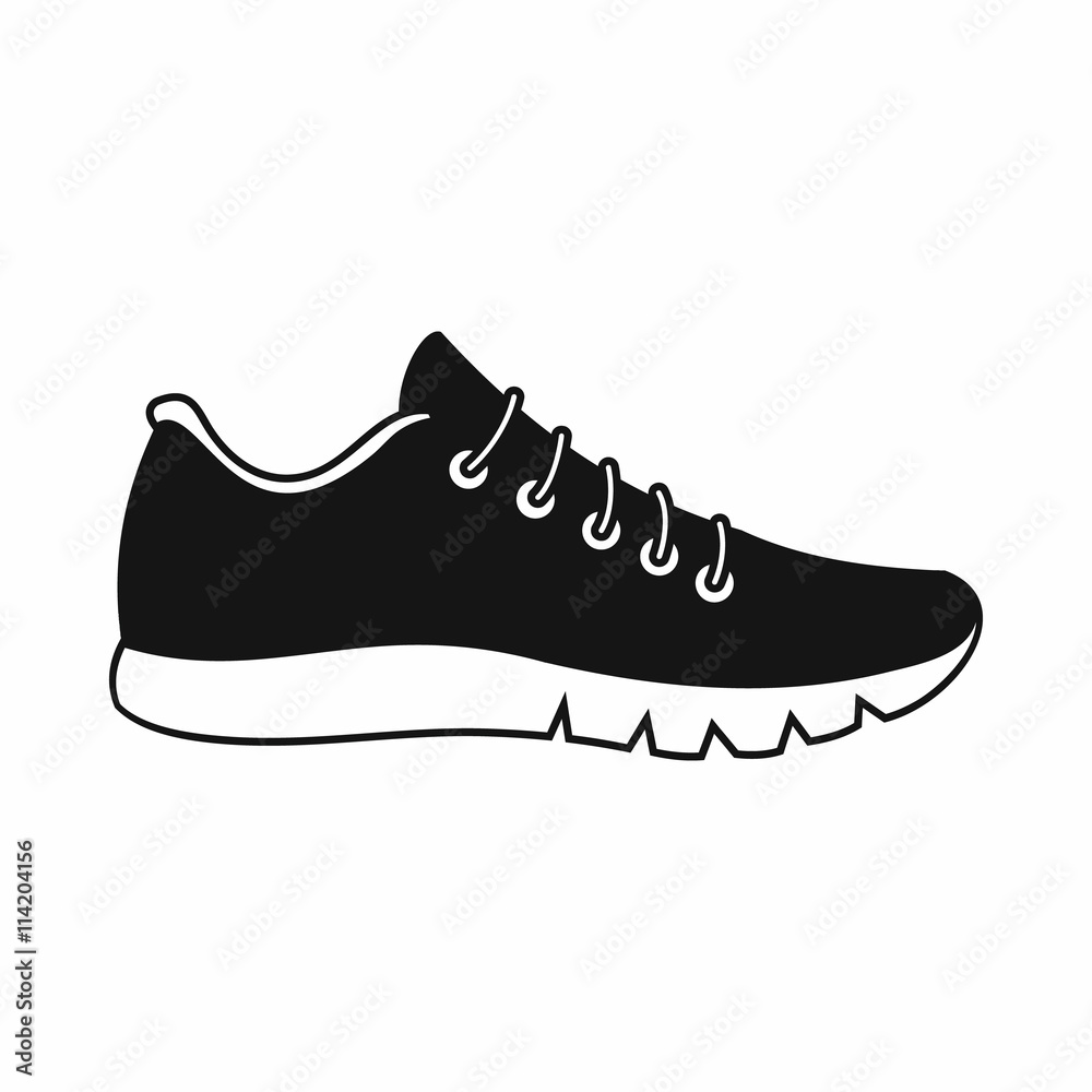 Sneakers icon, simple style