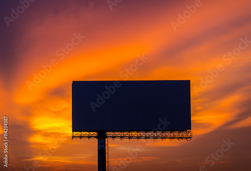 Blank billboard