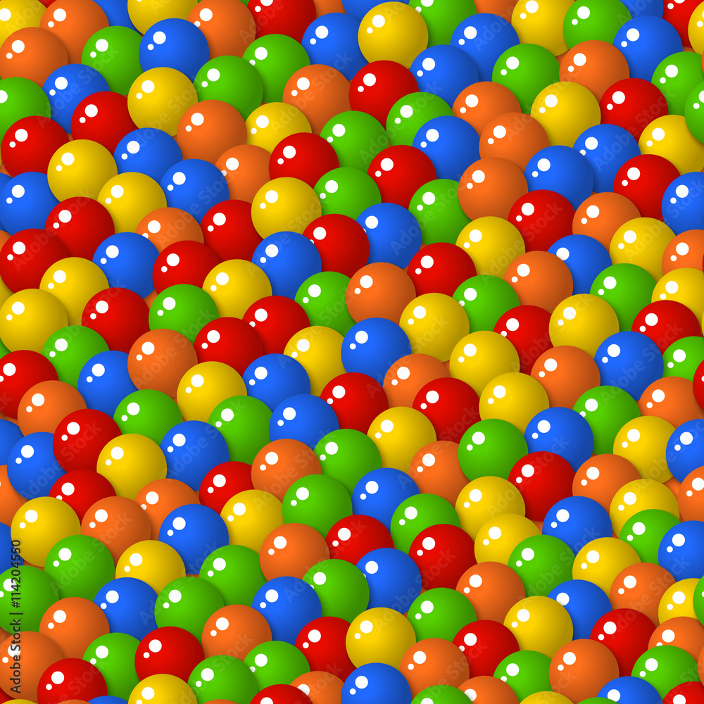 Gumball candies seamless pattern Gumball candies seamless pattern