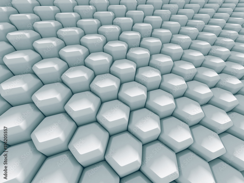 Futuristic Blue Hexagon Pattern Tile Background Futuristic Blue Hexagon Pattern Tile Background