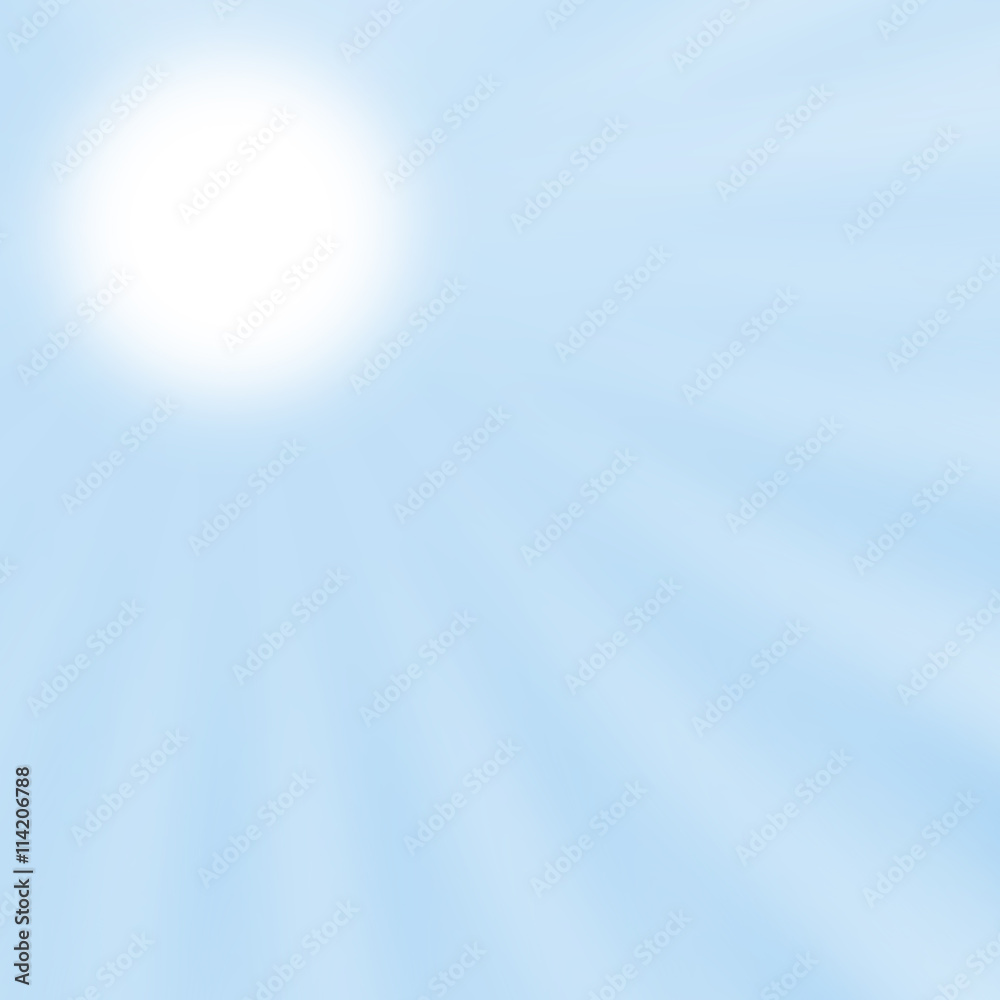 Obraz premium blue sunny sky background