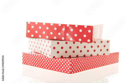 Red dotted gifts