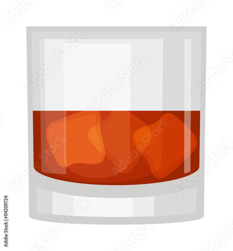 Whisky shot cup vector illustration. Refreshment rum beverage whisky shot cup. Whisky shot cup pub liquid, cocktail brandy short drink. Party drunk symbol. Drunkard spirit booze toast.