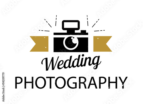 Photographer icon vector logo