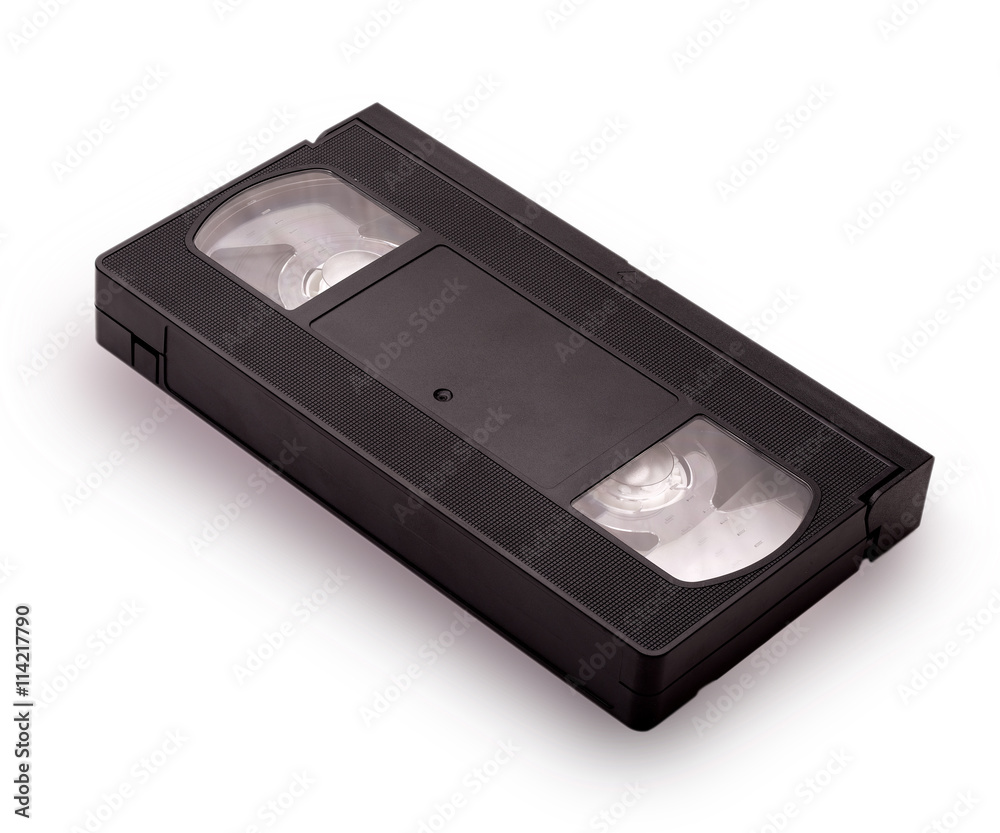 Blank vhs video cassette tape