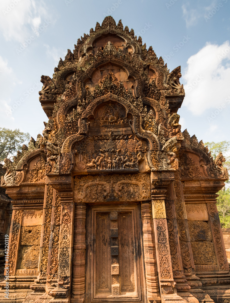 Naklejka premium Banteay Srei Angkor Wat temple, Siem Reap, Cambodia