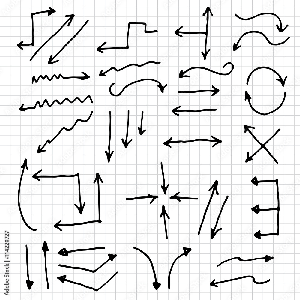 Obraz premium Arrow Marker set