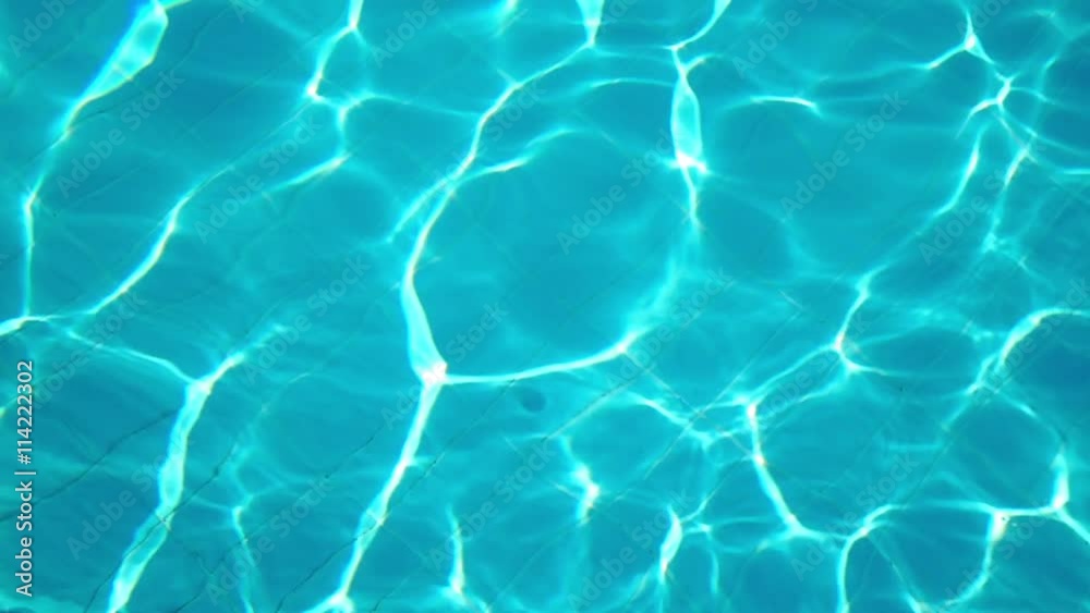 Beautiful sunlight reflect on pool water background