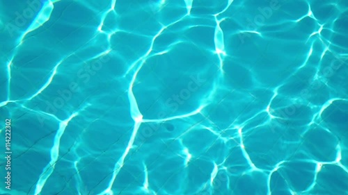 Beautiful sunlight reflect on pool water background