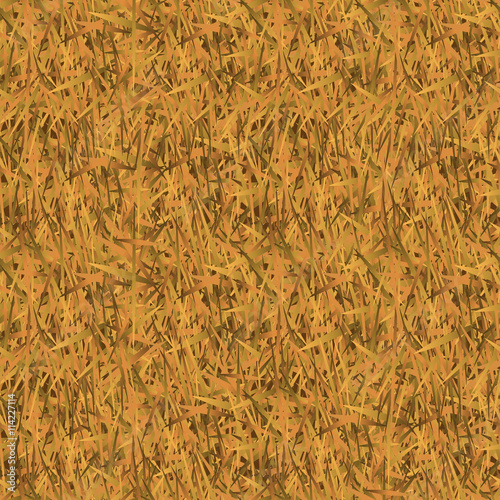 Withered grass camouflage seamless pattern