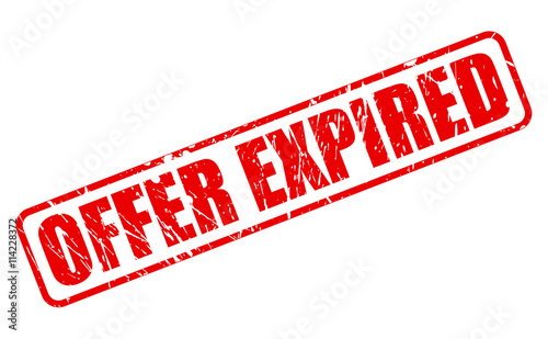 OFFER EXPIRED RED STAMP TEXT