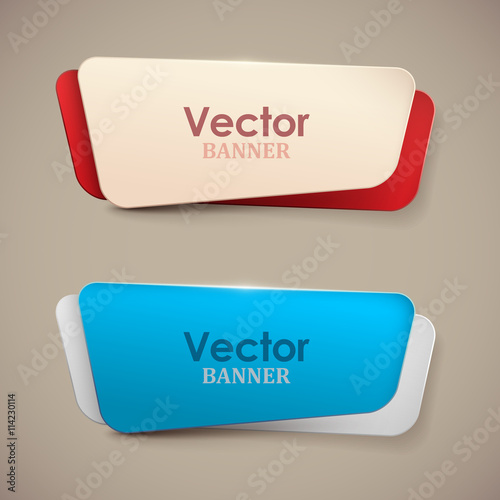 Vector banners set.