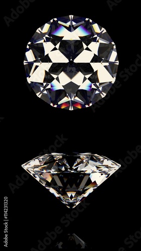 Shiny diamonds set