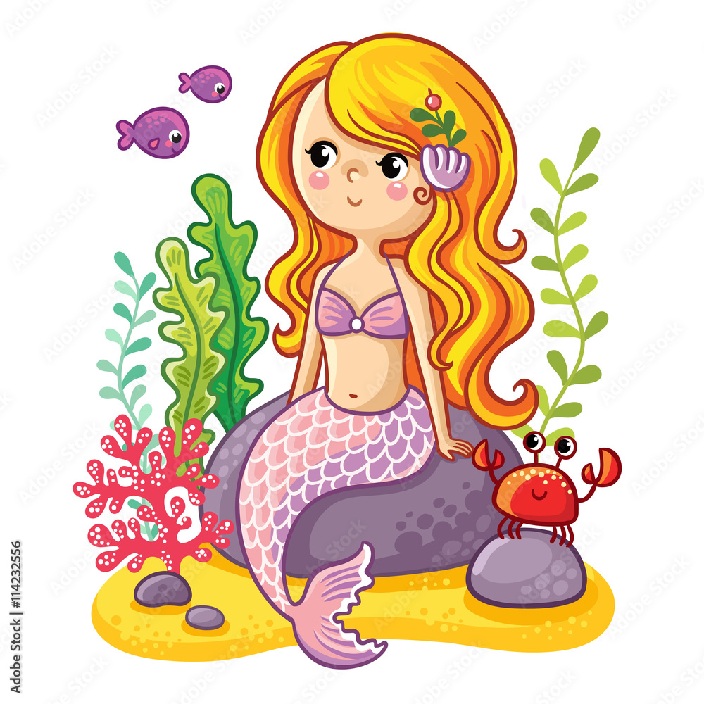 Couple smiling jellyfish floating in the sea. Vector illustration of jellyfishes on a background of pink flowers. Couple smiling jellyfish floating in the sea. Vector illustration of jellyfishes on a background of pink flowers.