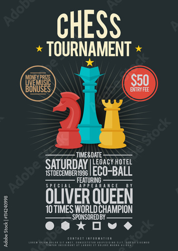 Chess Tournament Poster