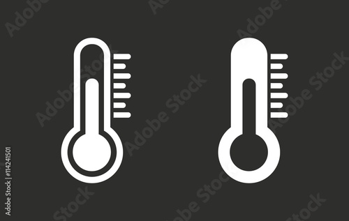 Thermometer - vector icon.