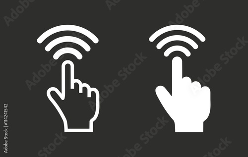 Touch - vector icon.
