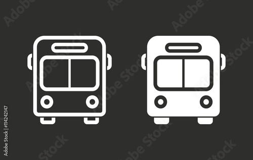 Bus - vector icon.