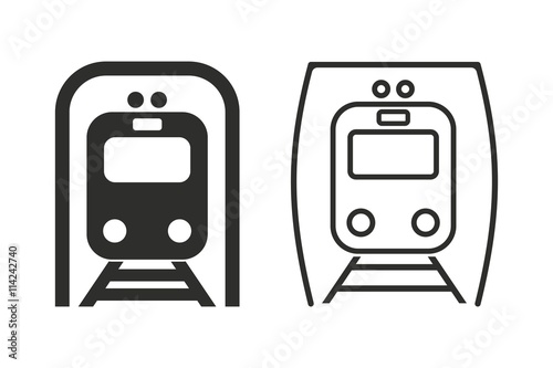 Metro - vector icon.