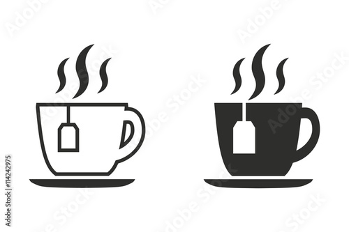 Coffee cup - vector icon.