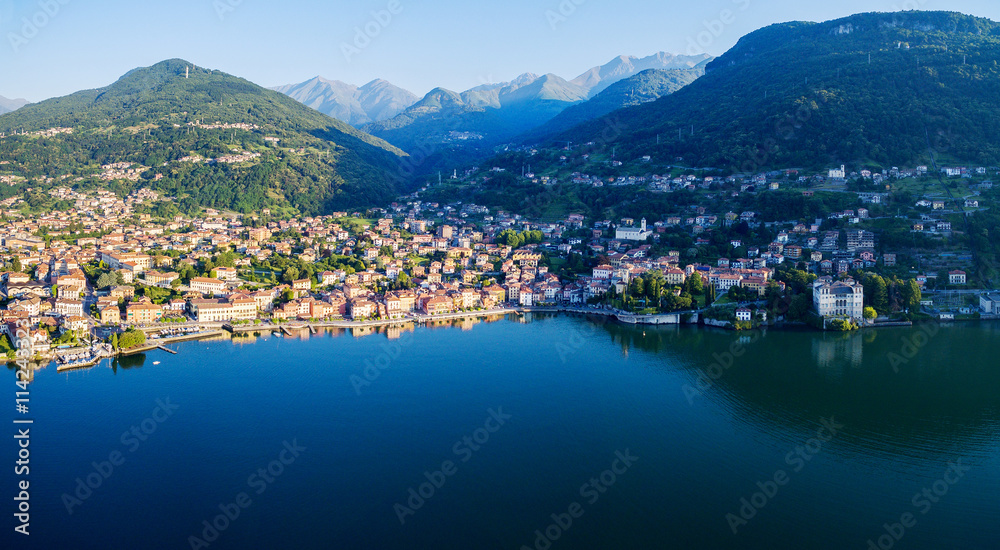 Gravedona - Lago di Como (IT) - Panoramica aerea