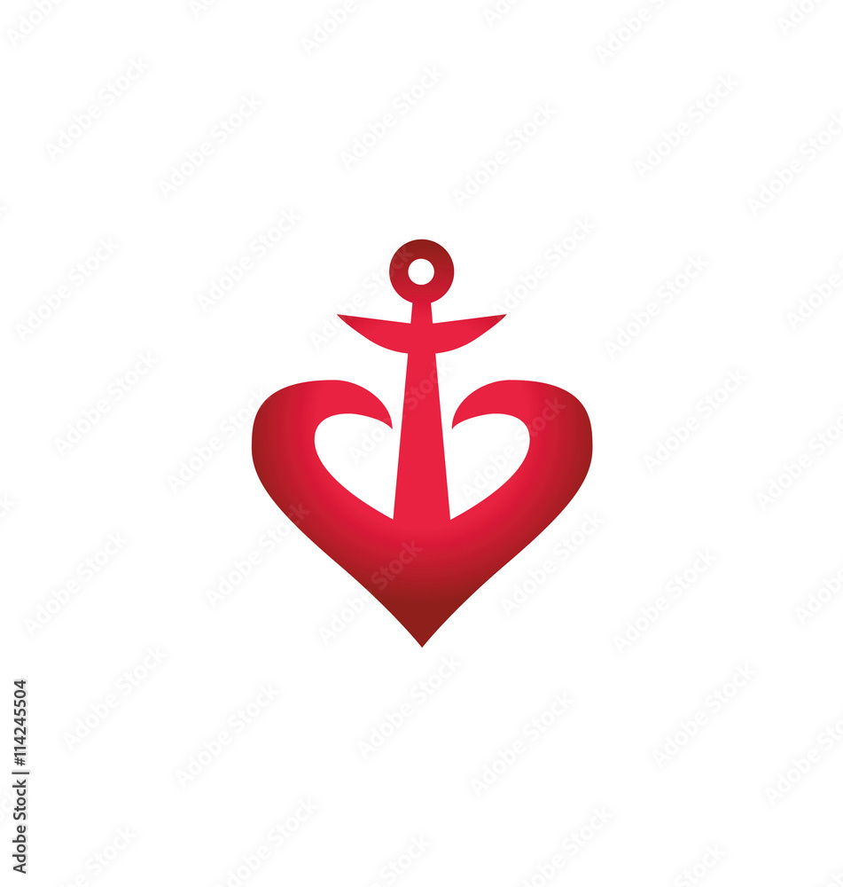 concept anchor icon, vector illustration concept anchor icon, vector illustration
